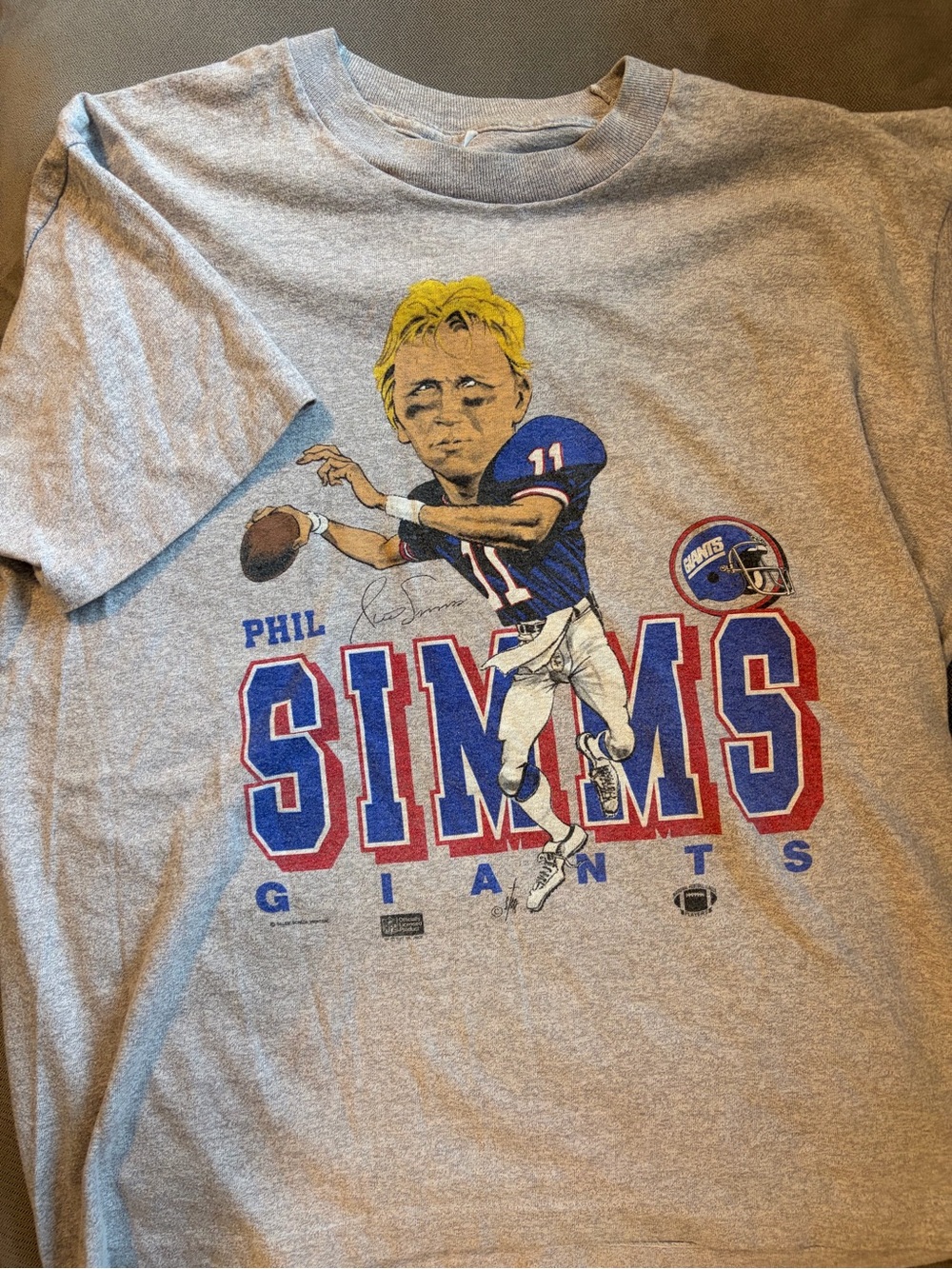 Vintage Phil’s Simms Giants tee
